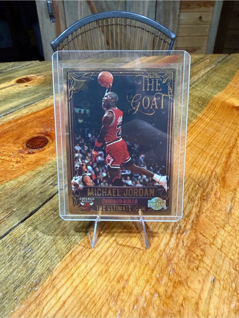 Michael Jordan Chicago Bulls The GOAT Custom Basketball Card